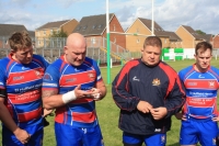 Photo 4- Ben Evans addresses the Penarth players (downsized).JPG