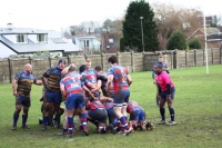 3. Scrum at 5 - Penarth pack in attack about to strike for the second try.JPG