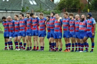 1 Penarth take a minutes silence for former club auditor Alan Davies.JPG