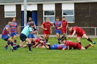 8 Oli Burrows goes over for Penarth's second try.JPG