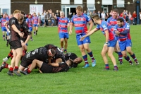 94. Aaron Ellis scores his second under a heap of Llantwit Bodies.JPG